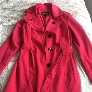 Pink London Fog Trench